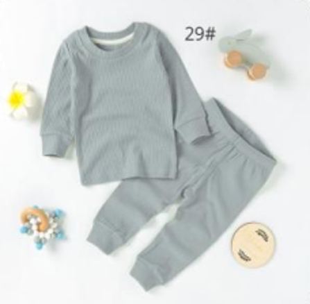 Rib Knit Organic Cotton Kids Set